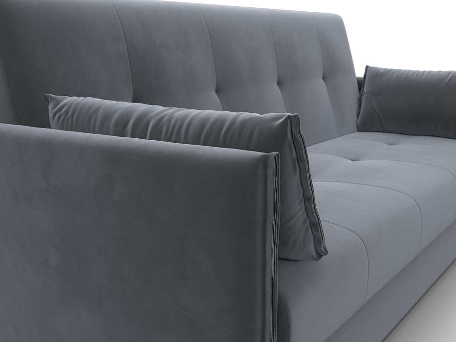 Диван-книжка Лига-018 (серый)