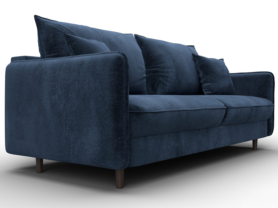 Диван прямой Лига-064 НПБ (tower 13 синий)