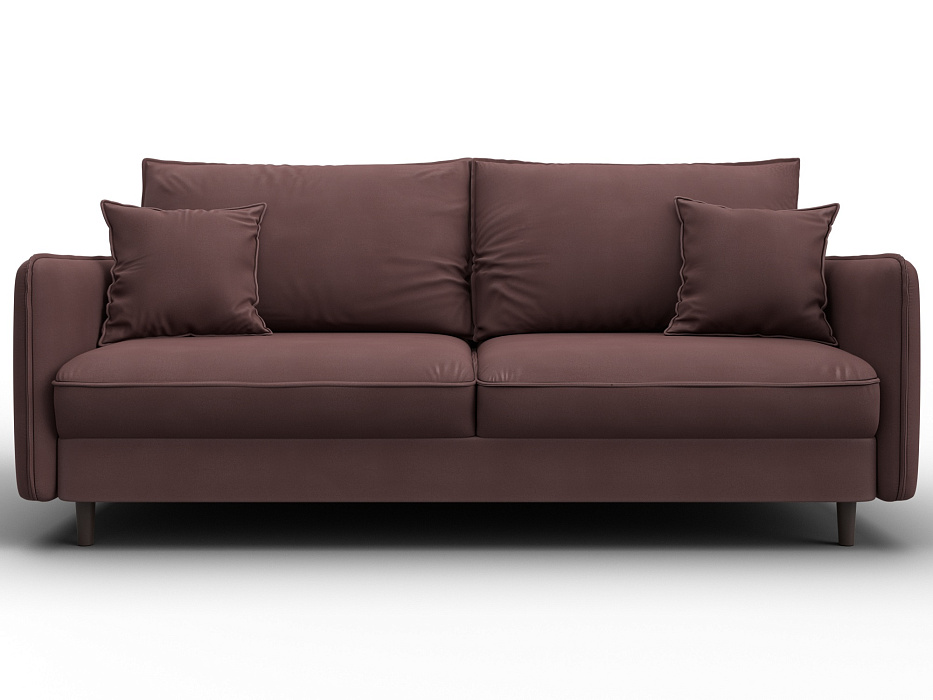 Диван прямой Лига-064 НПБ (joly 09 бордовый)