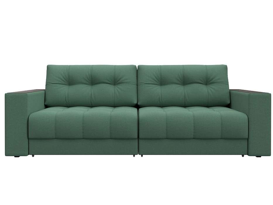 Диван прямой с декором Лига-049 НПБ (амур 11 зеленый) Диван прямой с декором Лига-049 НПБ (амур 11 зеленый)