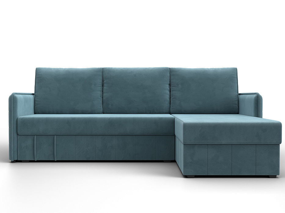 Диван угловой Слим угол универсальный (seven 113 бирюзовый)