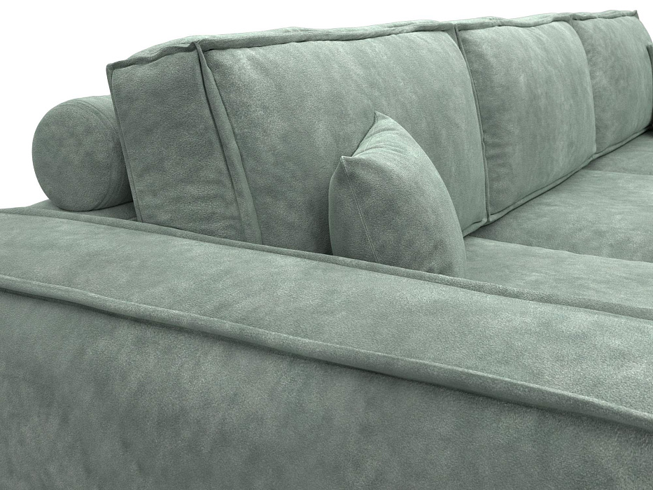 Диван прямой Лига-081 НПБ Лонг (brut 08 зеленый)