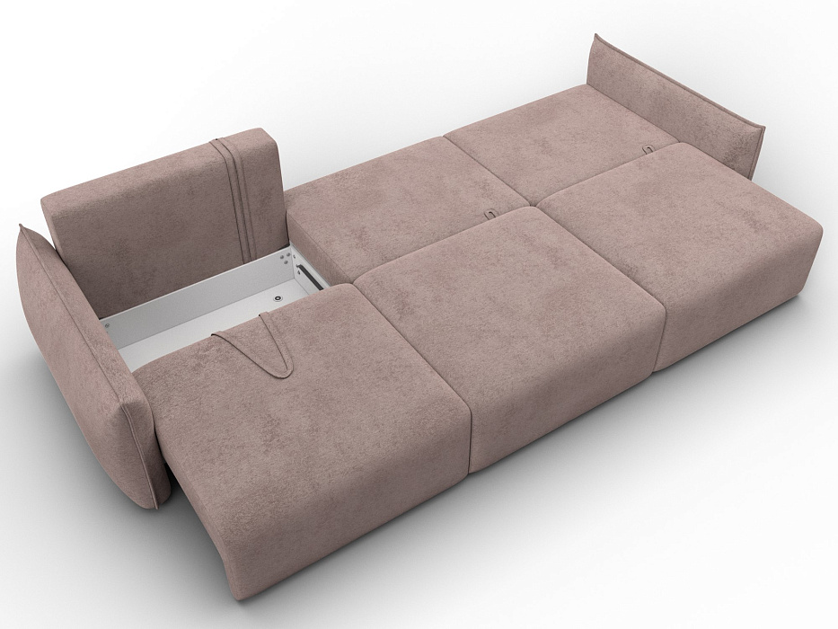 Диван прямой Лига-051 НПБ Лонг (tower 05 бежевый)