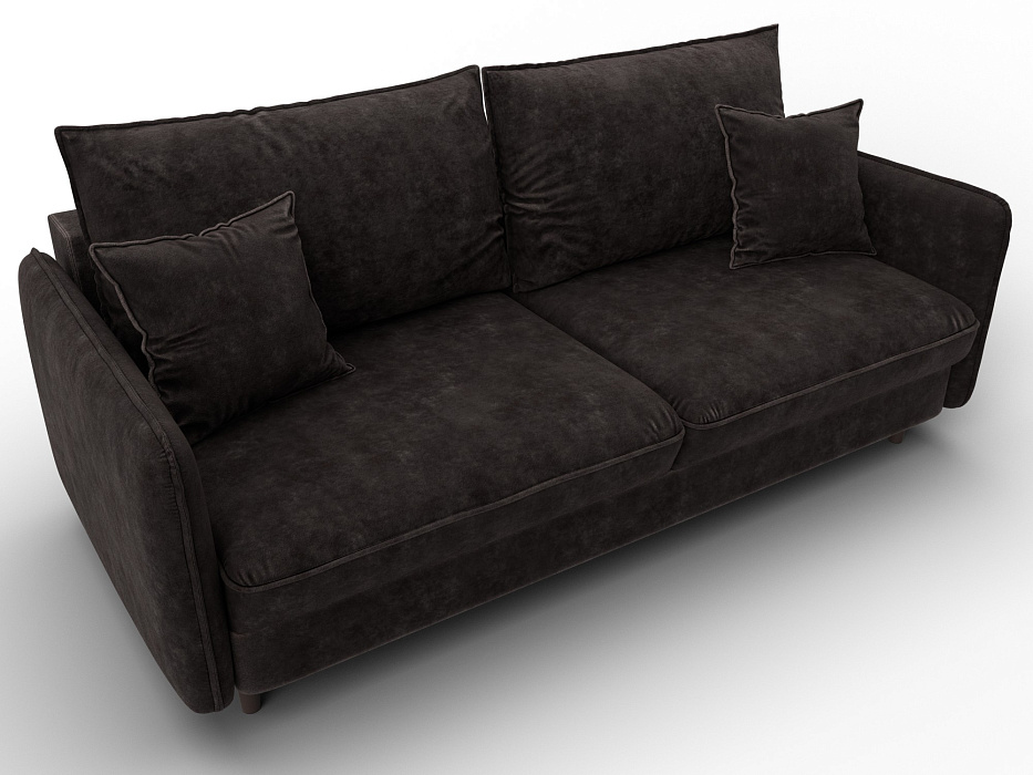 Диван прямой Лига-064 НПБ (brut 17 коричневый)