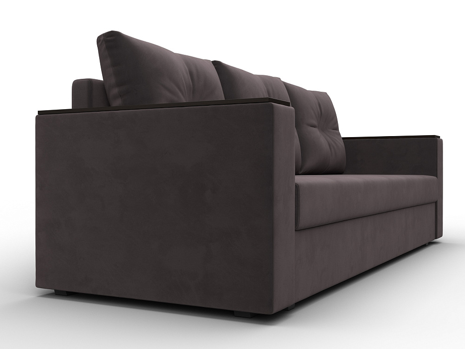 Диван прямой Атланта без стола (seven 727 коричневый)