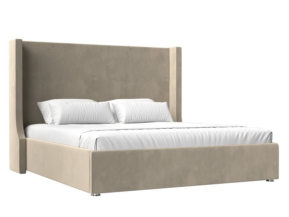 Интерьерная кровать Ларго 160 (бежевый цвет)