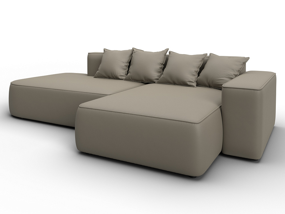 Диван угловой Лига-065 угол правый (grifon 04 бежевый)