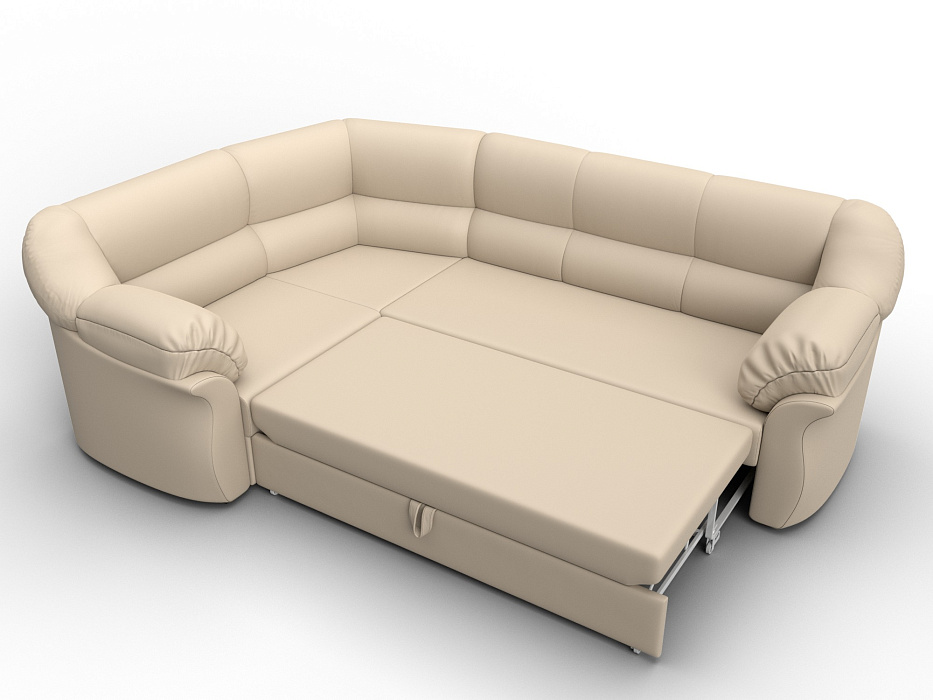 Диван угловой Карнелла левый угол (бежевый)