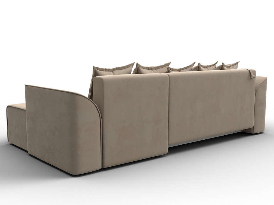 Диван угловой Лига-113 угол правый (seven 729 бежевый)