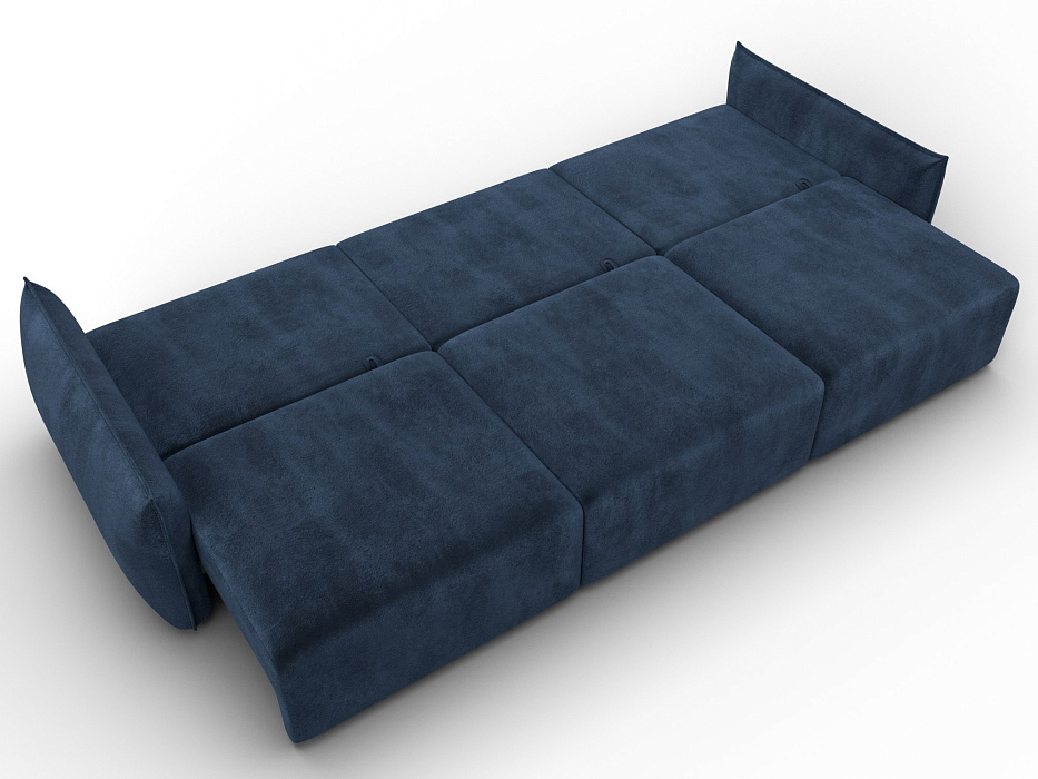 Диван прямой Лига-051 НПБ Лонг (tower 13 синий)