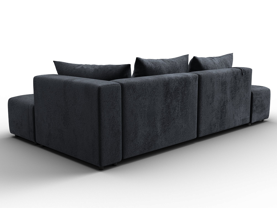 Диван угловой Лига-103 НПБ угол правый (tower 11 темно-серый)