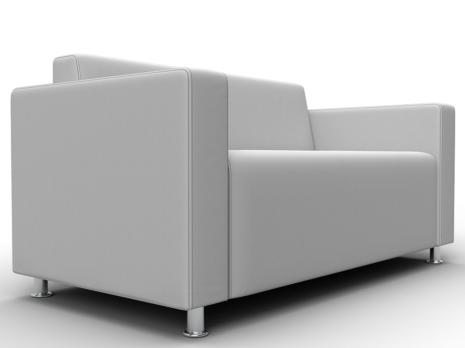 Диван прямой Лига-093 ВН (белый)