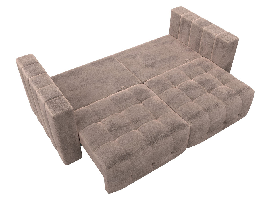 Диван прямой Лига-052 НПБ (tower 05 бежевый)