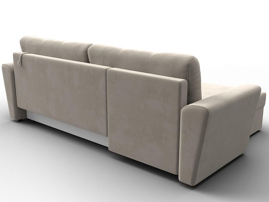 Диван угловой Амстердам Лайт левый угол (бежевый)