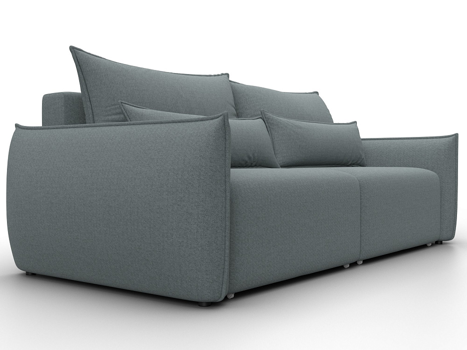 Диван прямой Лига-051 НПБ (амур 07 серый)