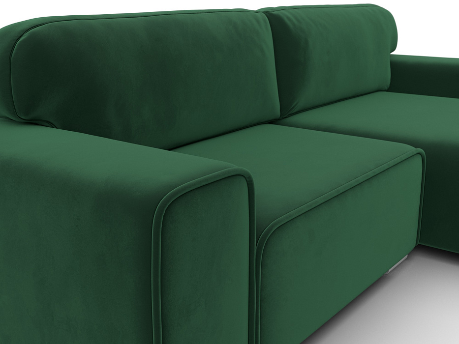 Диван угловой Лига-029 (зеленый)