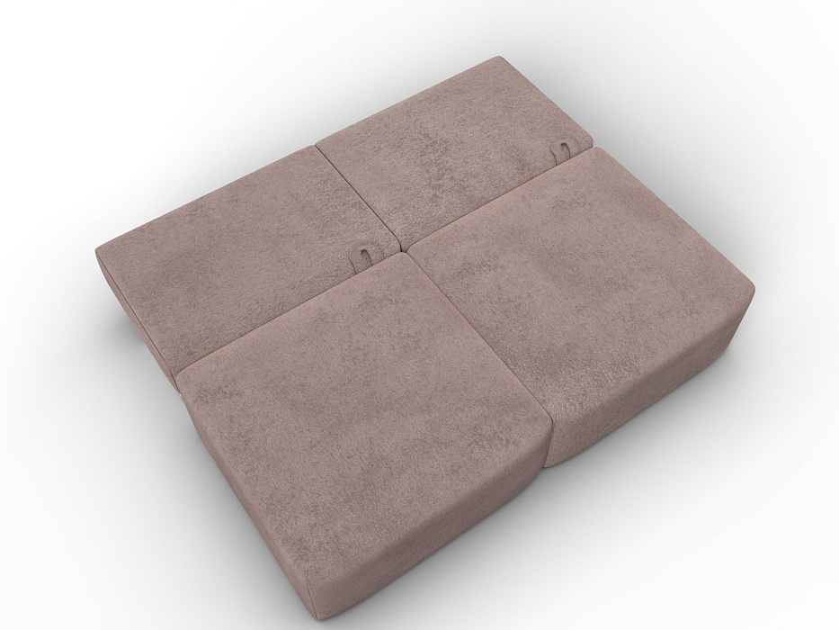 Диван прямой модульный Лига-060 НПБ (tower 05 бежевый)