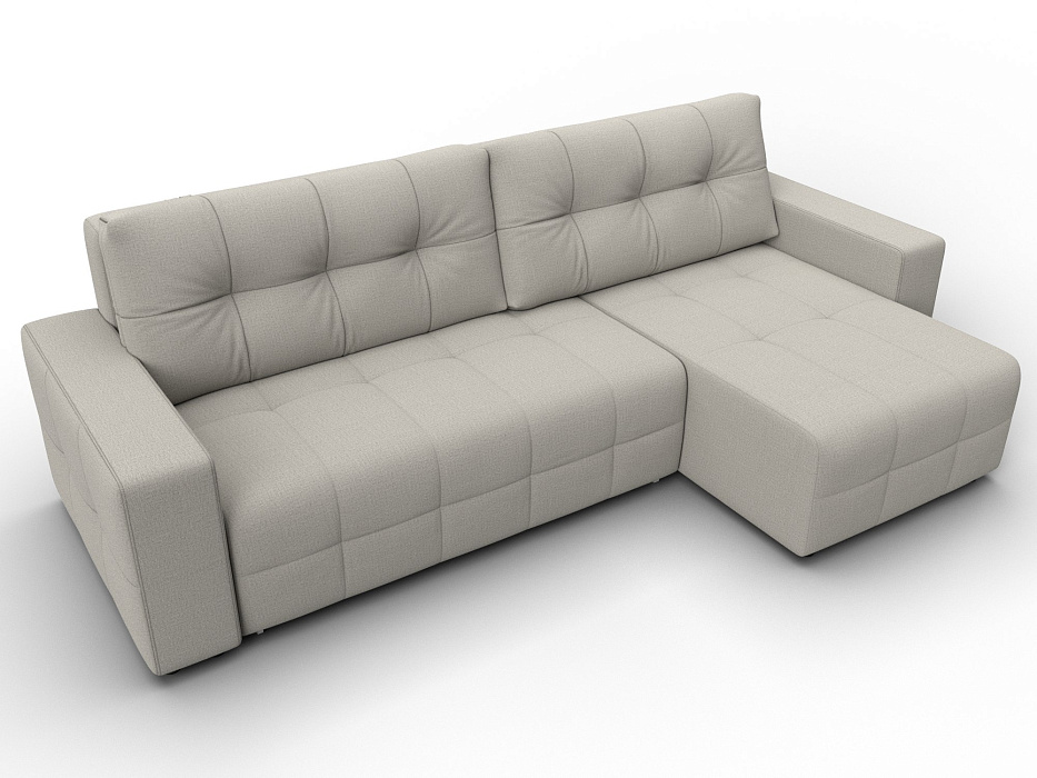 Диван угловой Лига-122 угол универсальный (амур 02 бежевый)