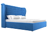 Интерьерная кровать Далия 160 (голубой цвет)