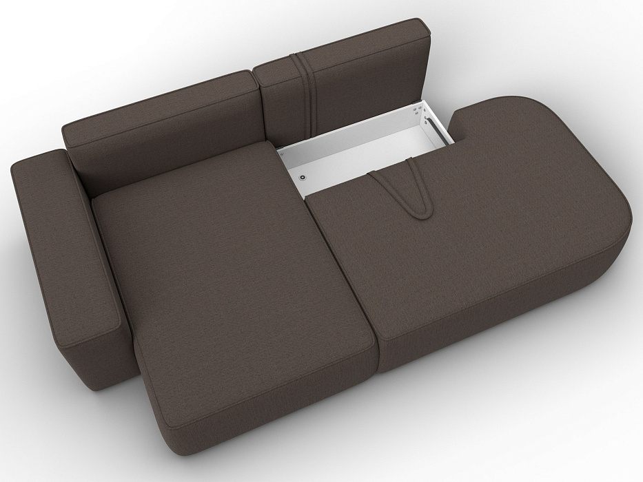 Диван угловой Лига-065 БП угол левый (амур 05 коричневый) Диван угловой Лига-065 БП угол левый (амур 05 коричневый)