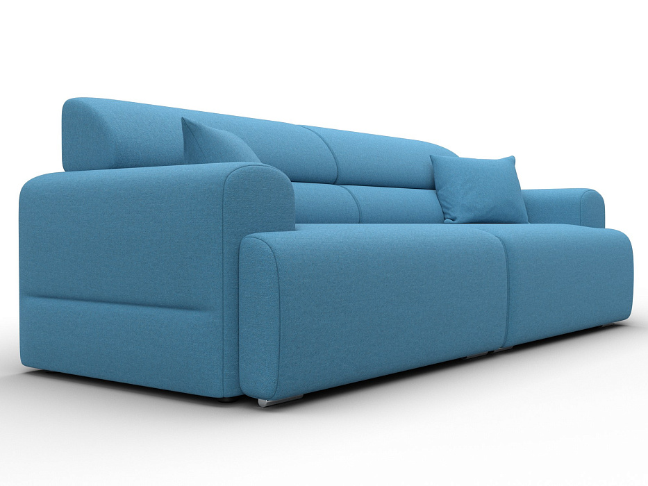 Диван прямой Лига-109 НПБ (амур 10 голубой)