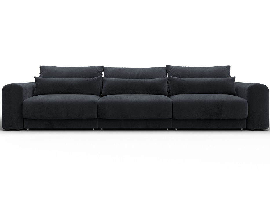 Диван прямой Лига-056 НПБ Лонг (tower 11 темно-серый)