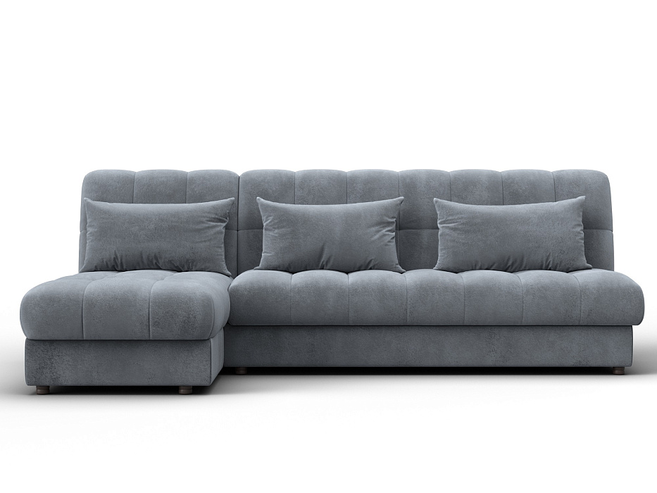 Диван угловой Лига-116 НПБ угол левый (tower 10 серый)