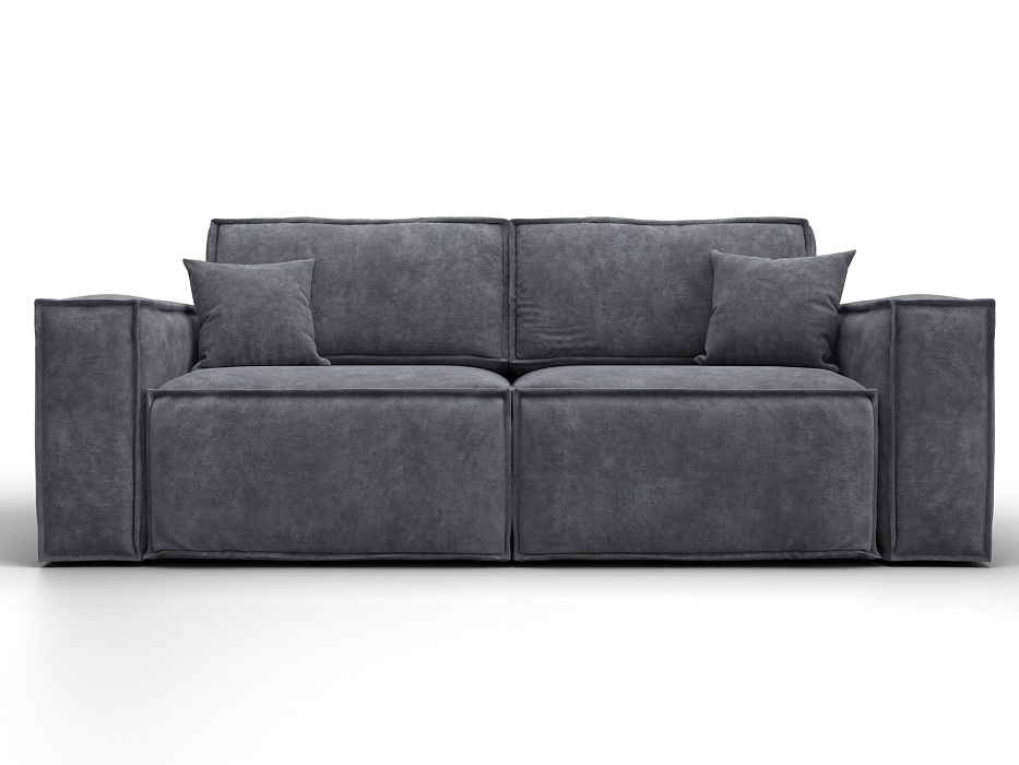 Диван прямой Лига-081 НПБ (brut 16 темно-серый)