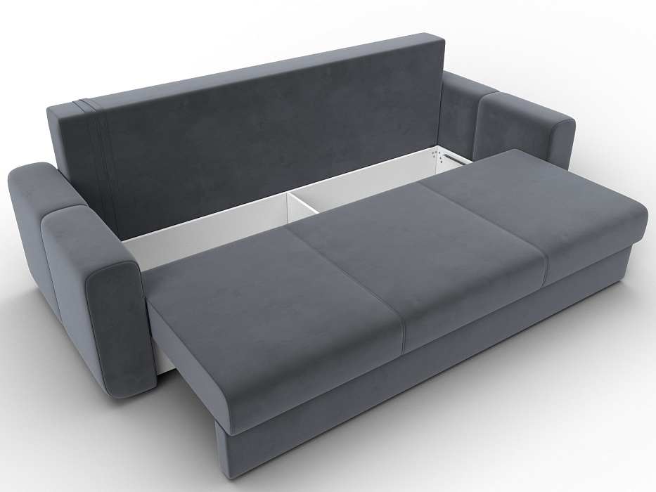 Диван прямой Лига-031 (серый)