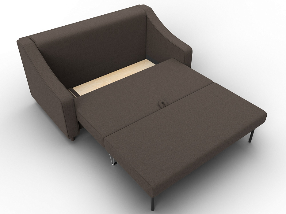 Диван прямой Лига-071 (амур 05 коричневый)