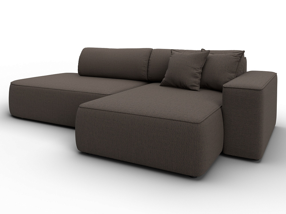 Диван угловой Лига-065 БП угол правый (амур 05 коричневый) Диван угловой Лига-065 БП угол правый (амур 05 коричневый)