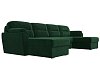 П-образный диван Бостон (зеленый цвет)