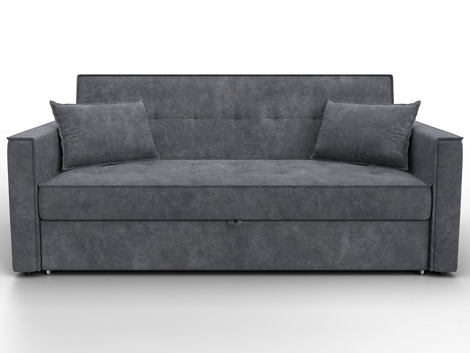 Диван прямой Лига-104 (160) (brut 16 темно-серый)