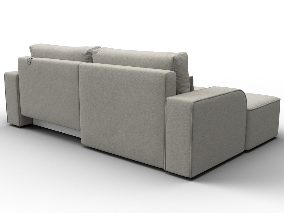 Диван угловой Лига-120 угол левый (амур 02 бежевый)