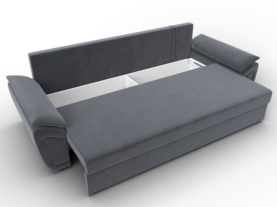 Диван прямой Нэстор Лайт (seven 17 серый)