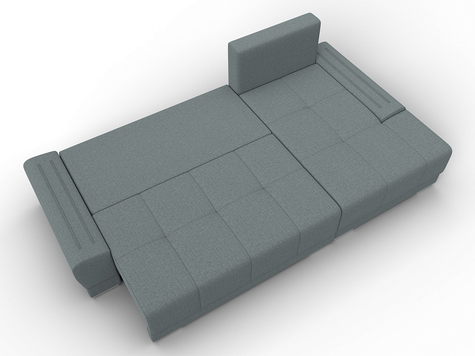 Диван угловой Лига-119 угол правый (амур 07 серый)