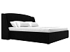 Интерьерная кровать Лотос 160 (черный цвет)