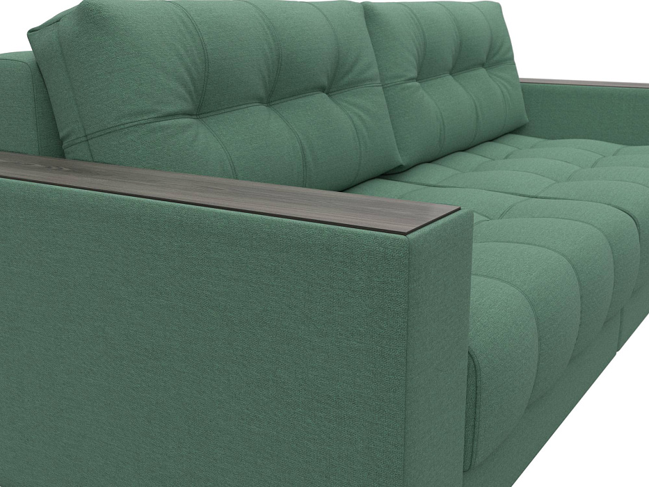 Диван прямой с декором Лига-049 НПБ (амур 11 зеленый) Диван прямой с декором Лига-049 НПБ (амур 11 зеленый)