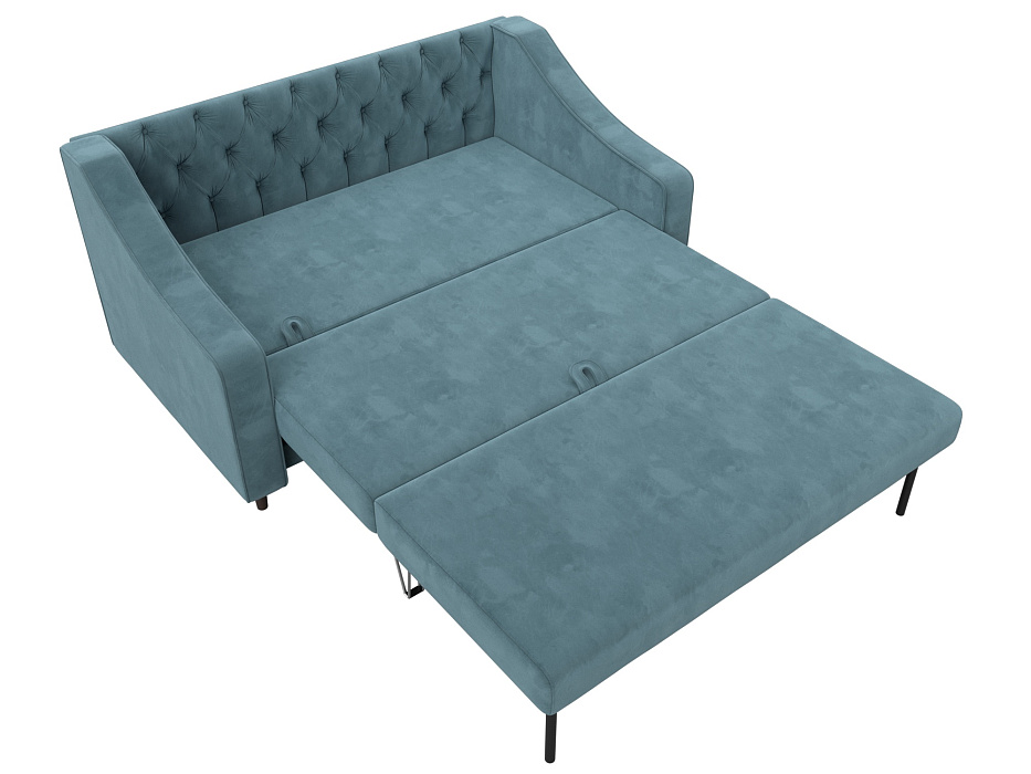 Диван прямой Лига-071 (seven 113 бирюзовый)