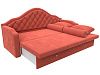 Прямой диван софа Сойер (коралловый цвет)