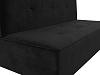 Прямой диван Зиммер (черный)