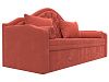 Прямой диван софа Сойер (коралловый цвет)