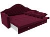Прямой диван софа Сойер (бордовый цвет)