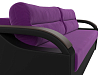 Прямой диван Форсайт (фиолетовый\черный цвет)