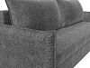 Прямой диван Лига-004 (серый цвет)