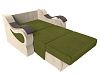 Прямой диван Меркурий 100 (зеленый\бежевый цвет)