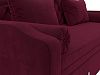 Прямой диван софа Сойер (бордовый цвет)