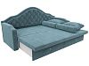 Прямой диван софа Сойер (бирюзовый цвет)