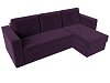 Угловой диван Принстон правый угол (фиолетовый цвет)