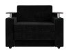 Кресло-кровать Мираж (черный цвет)